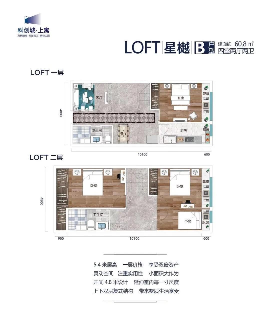 【科创城·上寓】两层空间设计,随性自主不拘一格-长治楼盘网