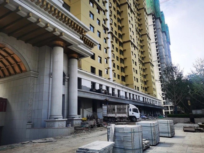 运城鑫地理想城八月最新工程播报