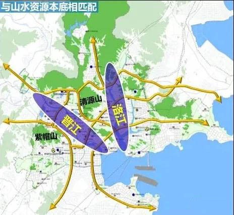 湄洲湾南岸地区,南翼环围头湾地区"一湾"即换泉州湾城市新区"一湾两翼