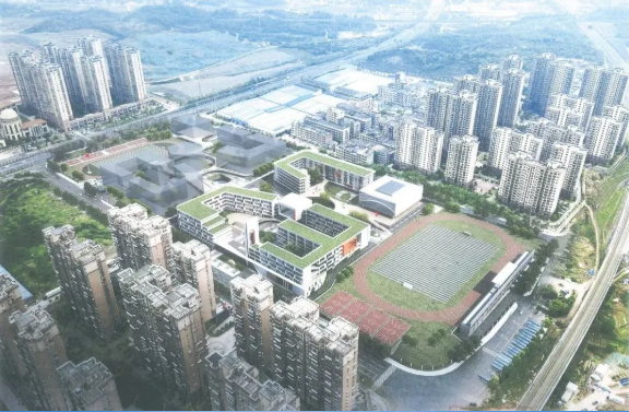 曝光长沙市一中城南中学来了效果图公布