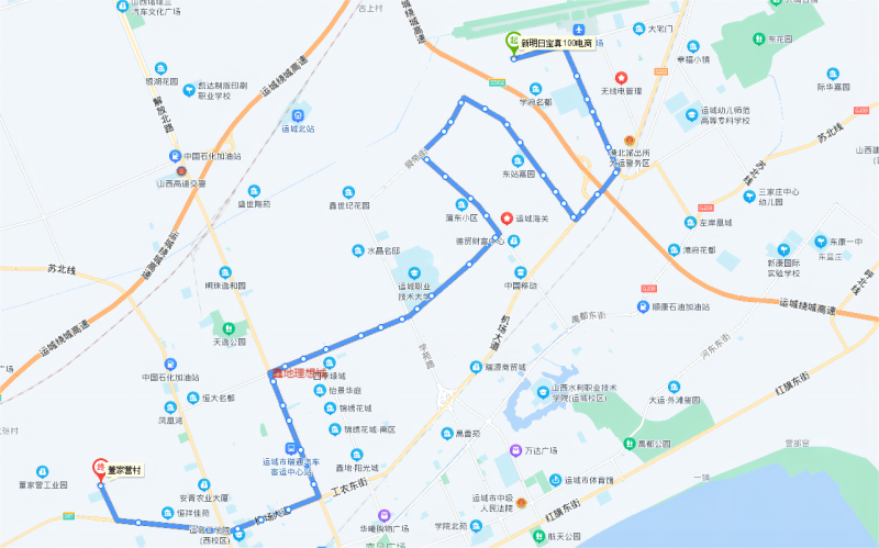 运城13路最新路线图,运城18路最新路线图 运城13路公交线路