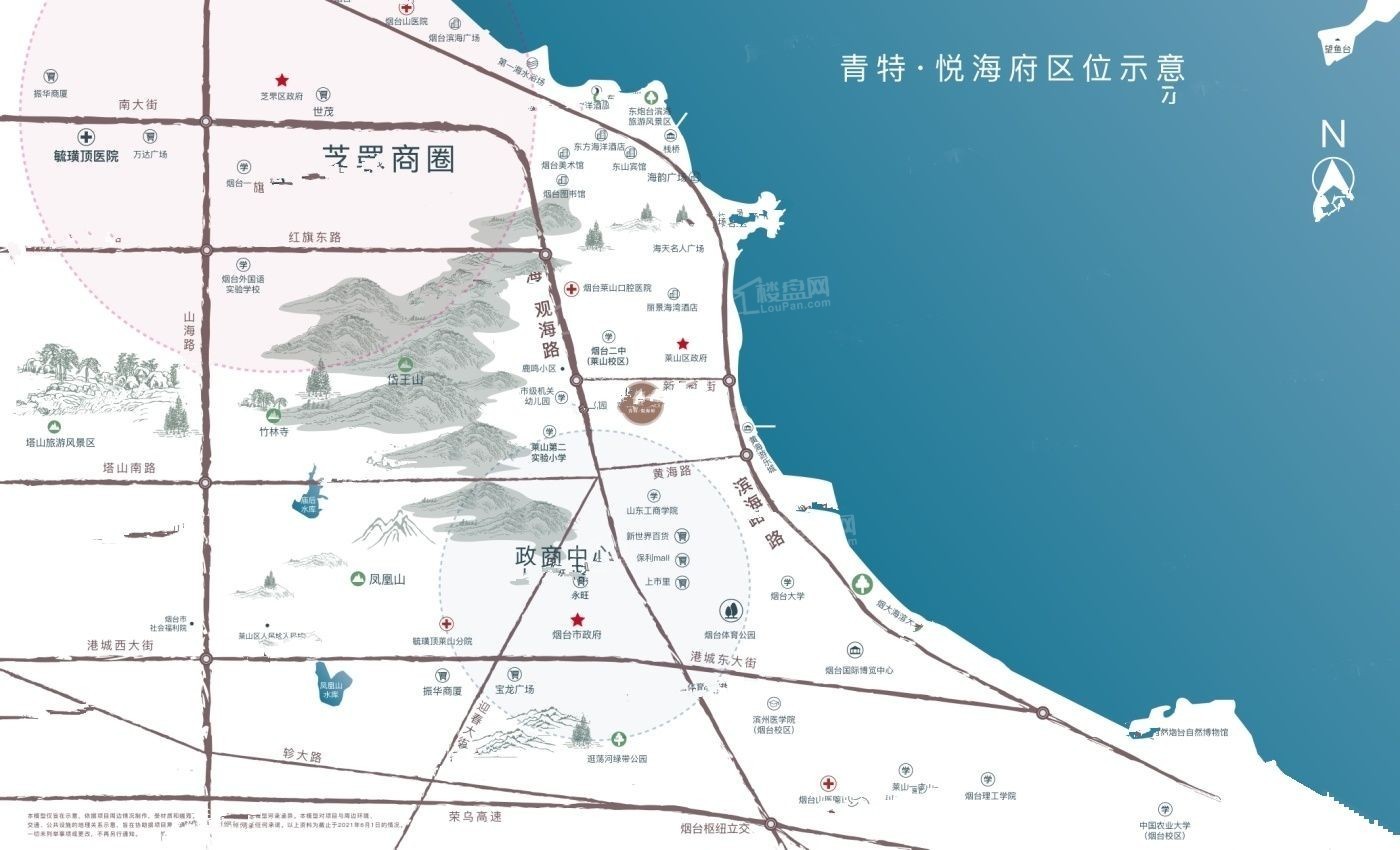 烟台青特悦海府整体建筑为新亚洲风格,体验水景地产-烟台楼盘网