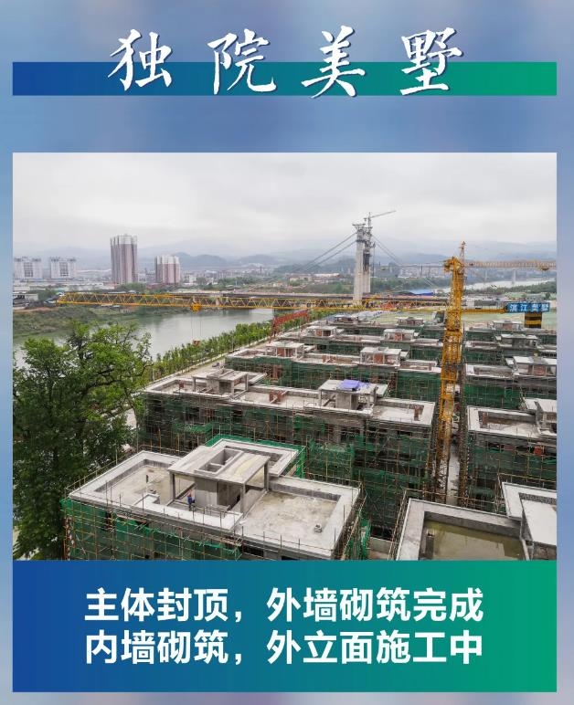 怀化楼市 本地楼市      最新!滨江美墅4月工程进度速递