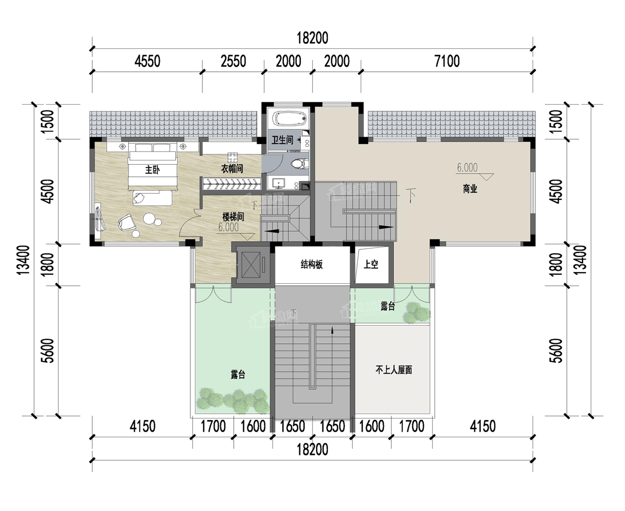 眉山江口水镇[别墅]楼层平面图户型图-眉山楼盘网