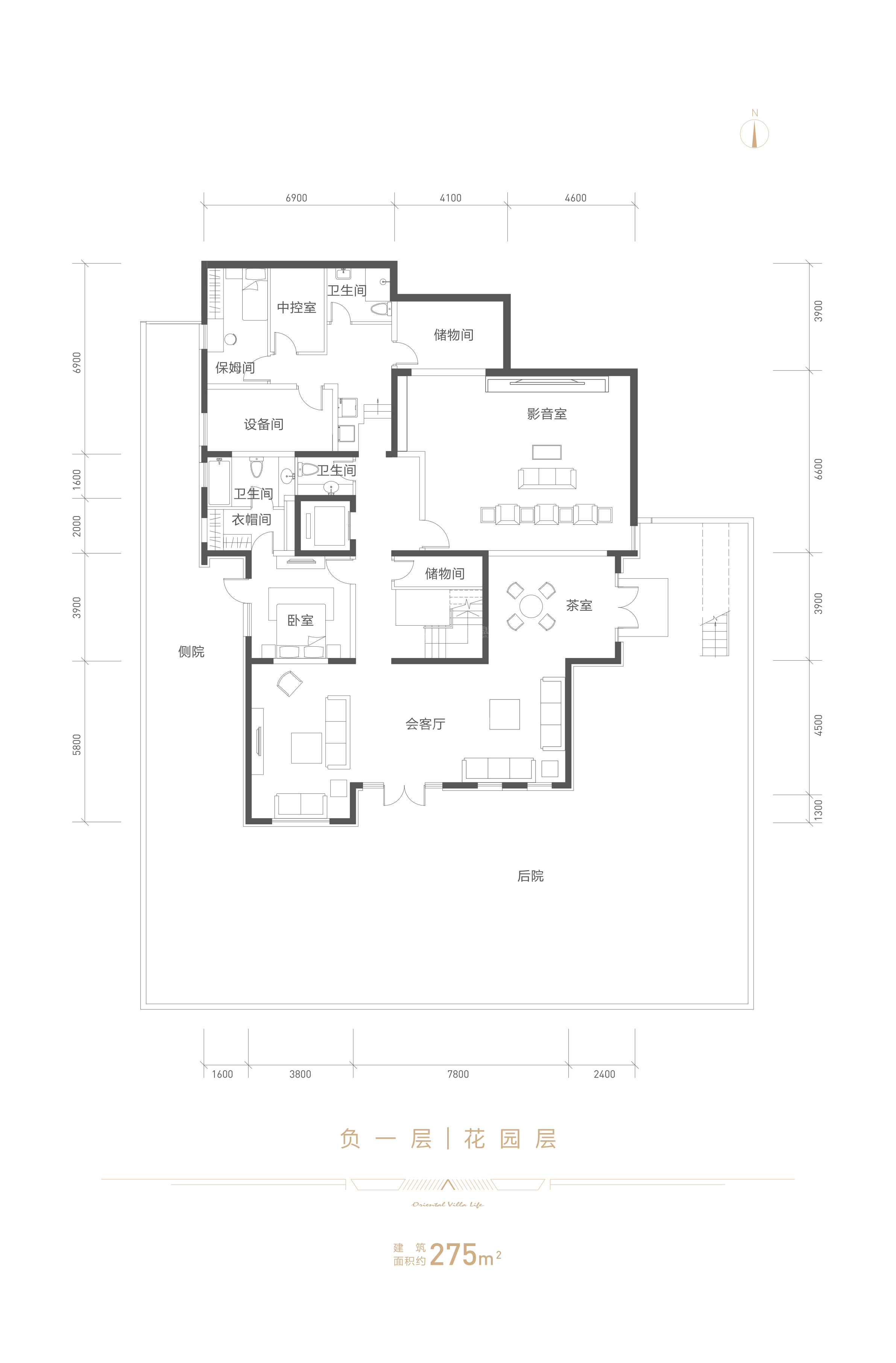 北京优山美地a区6室3厅7卫户型图-北京楼盘网