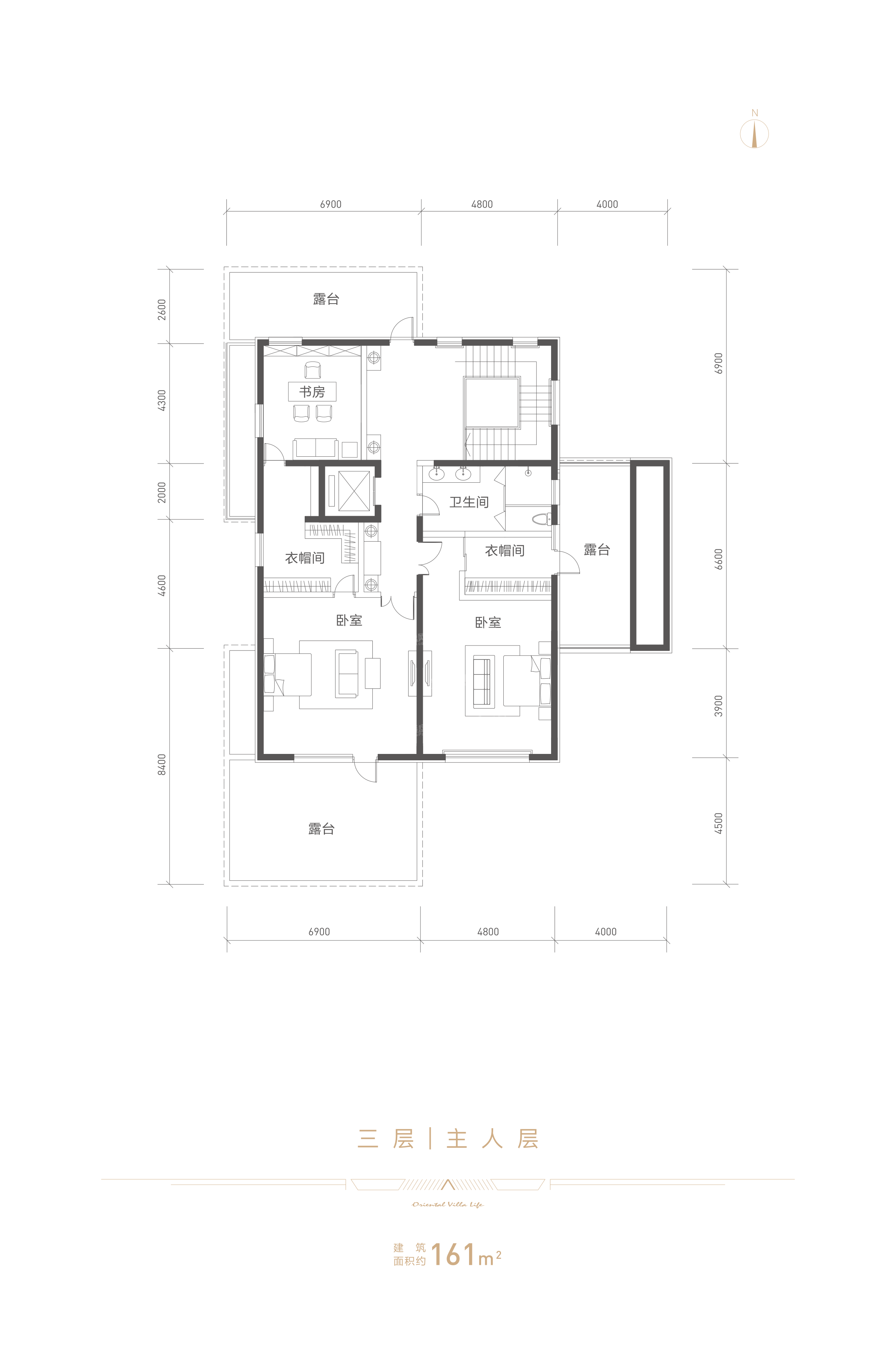 北京优山美地a区6室3厅7卫户型图-北京楼盘网