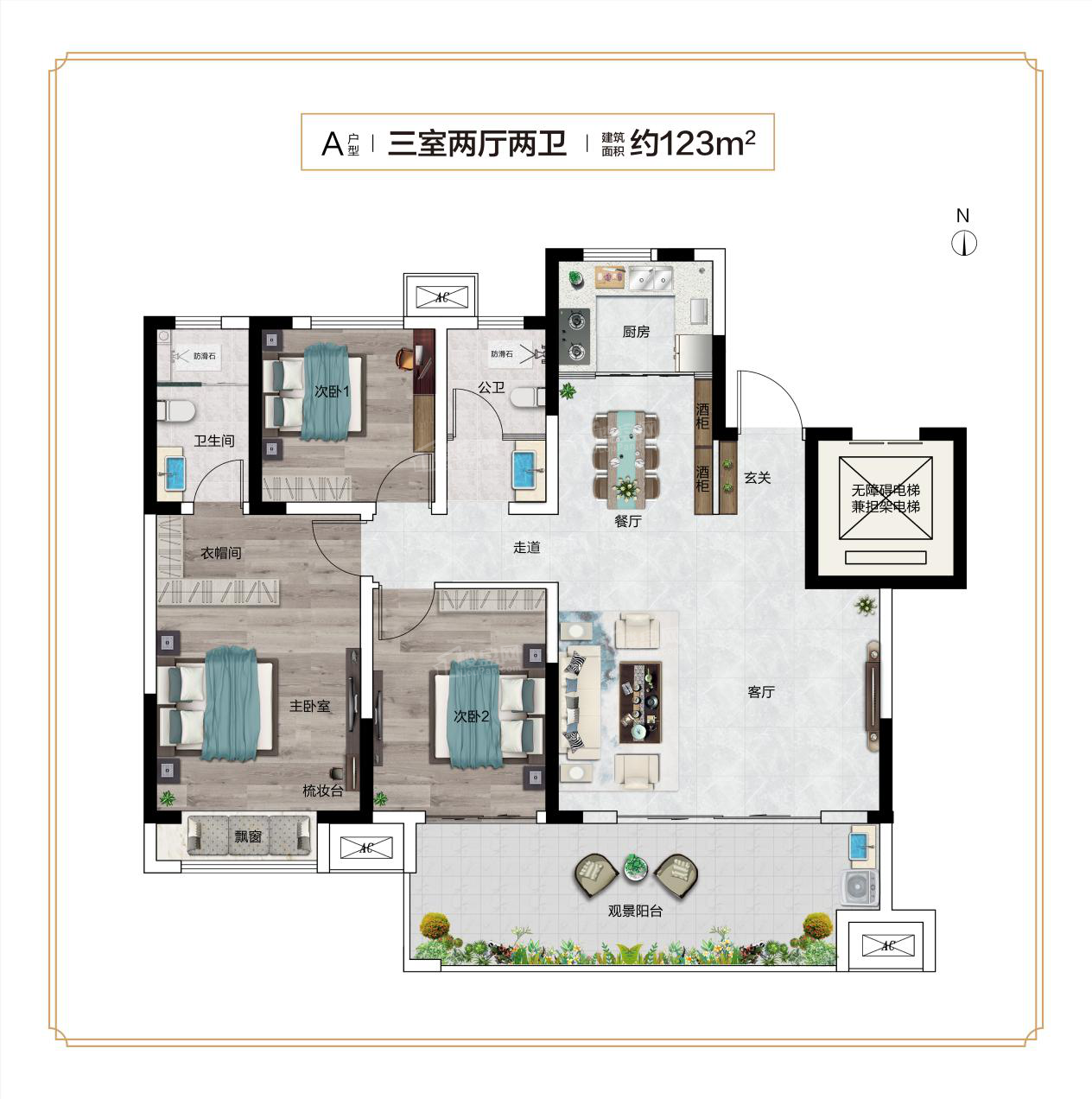 昌建君悦府户型图_房型图_户型图大全-濮阳楼盘网