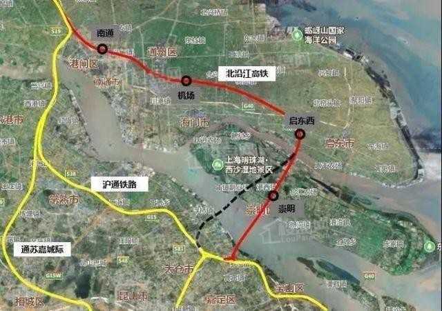 2021江苏计划开工建设北沿江高铁,南通新机场等