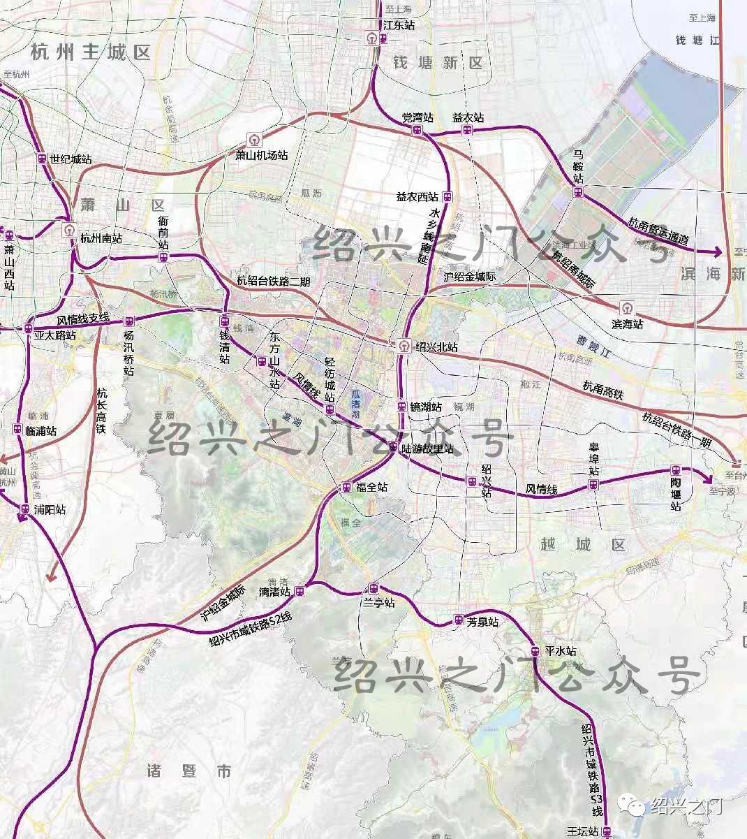 金华又一条铁路曝光——金绍甬城际铁路来了!