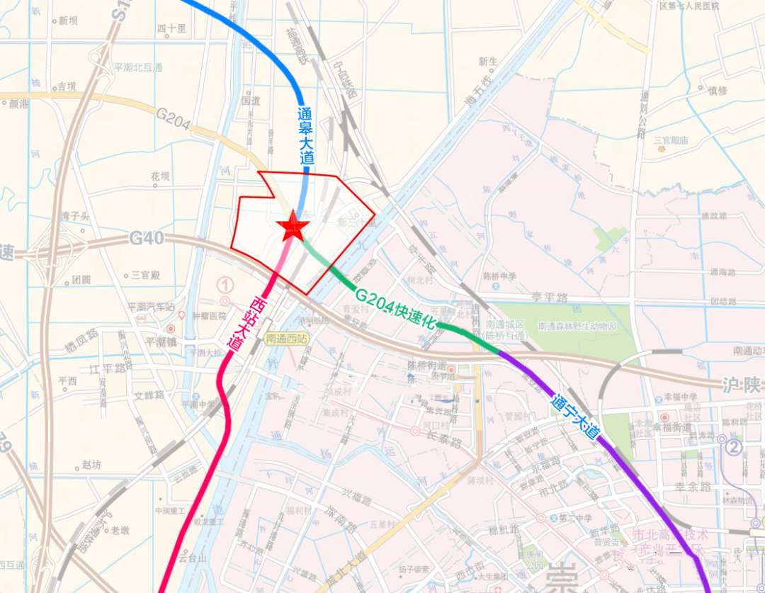 海门楼市 本地楼市 高架,快速路列入计划 今年,平潮高铁新城在交通