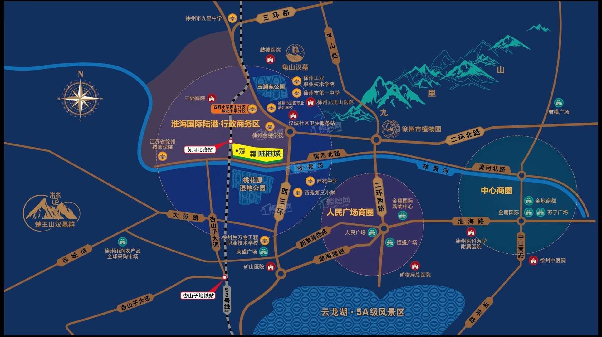 徐州港务区最新规划,中国中铁陆港城是属于港务区吗?