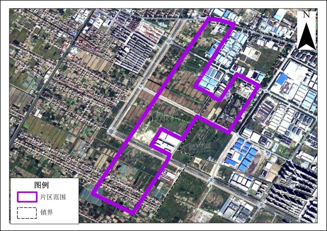 图寅阳镇片区与启东市国土空间规划近期实施方案衔接图(片区总面积30