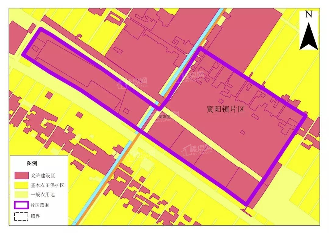 寅阳镇片区空间规划图