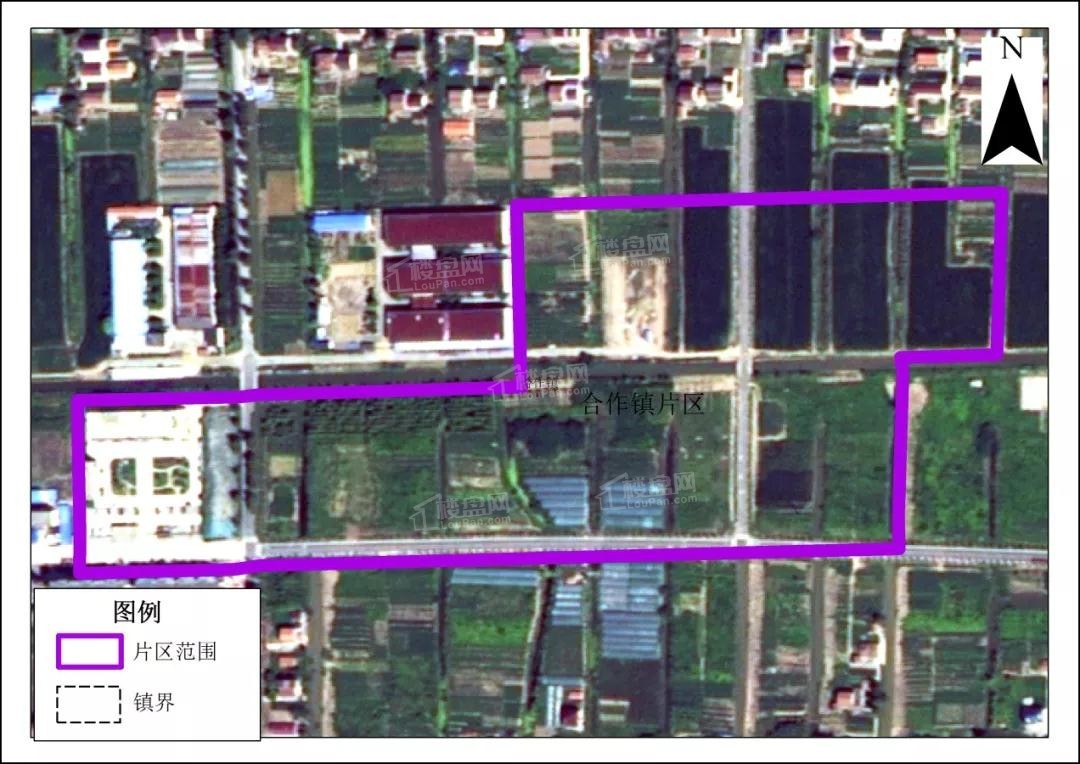 合作镇片区与启东市国土空间规划近期实施方案衔接图(片区总面积10.