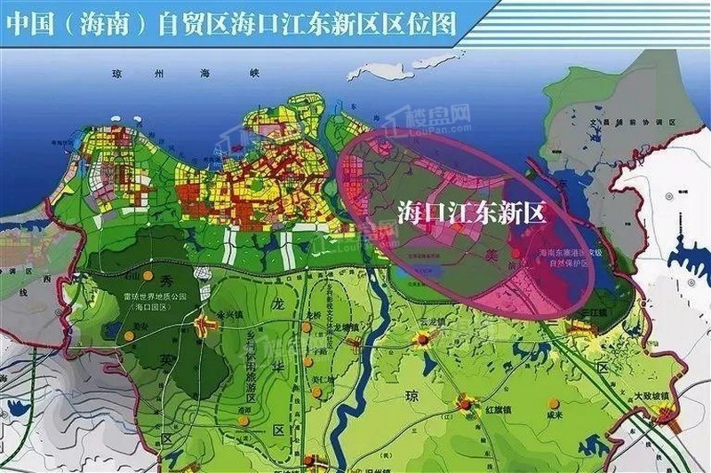 1,海南海口市江东新区