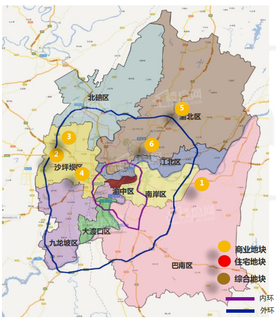 8万,分布区域为沙坪坝区,巴南区,高新区及渝北区.