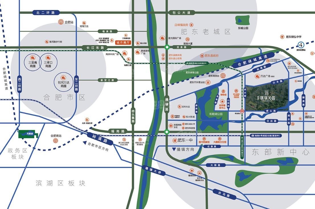 合肥楼市 楼盘导购 随着东部新城核心区的发展,和睦湖板块的发展潜力