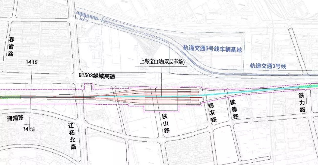 号外宝山高铁站来啦沪渝蓉高铁上海段选线专项规划草案公示