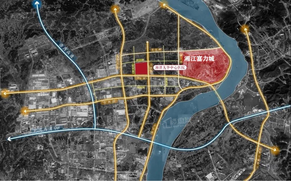 中心医院分院加速推进,湘江富力城,近享医疗优质配套!