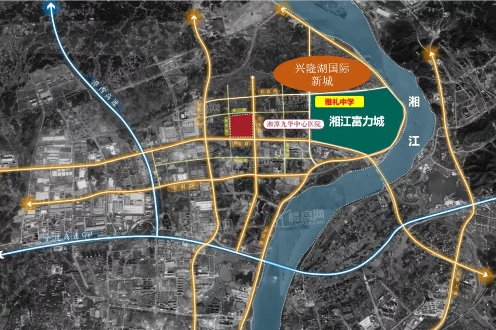 湘潭房地产>湘潭楼市>房产楼讯> 湘江湾区,长株潭融城核心桥头堡,是