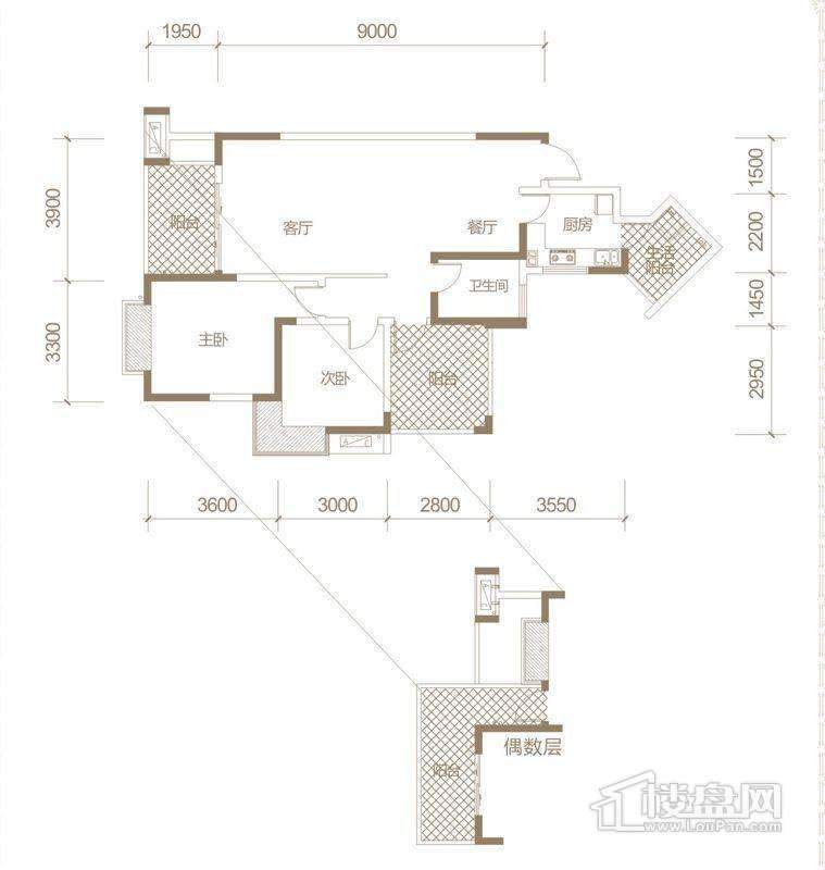 上东国际户型图