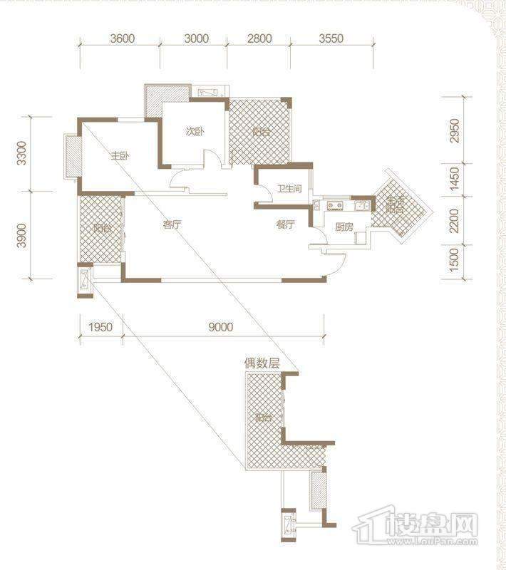 上东国际户型图