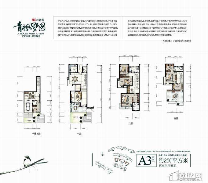 杭州青枫墅园户型图-杭州楼盘网