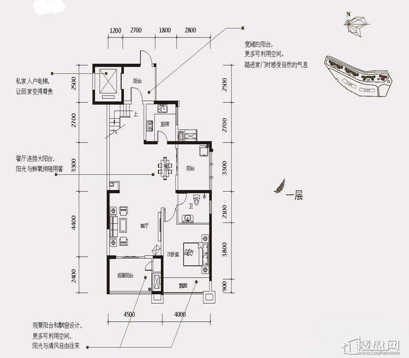 南宁中国铁建凤岭山语城户型图-南宁楼盘网