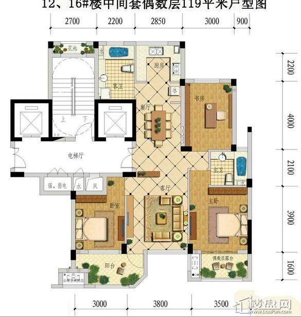 赞成香林户型图