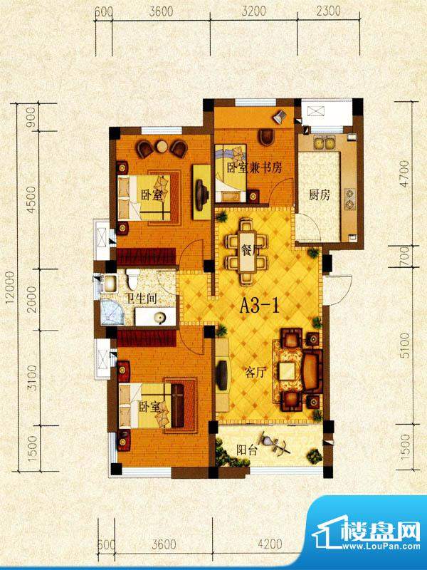 银川宝庆国际花园户型图-银川楼盘网