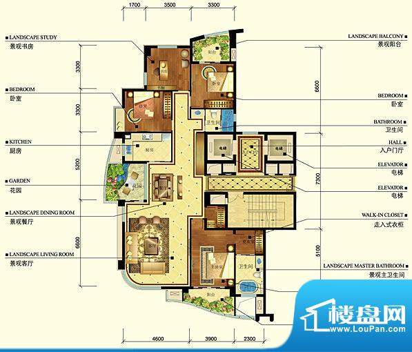 温州京都城户型图-温州楼盘网