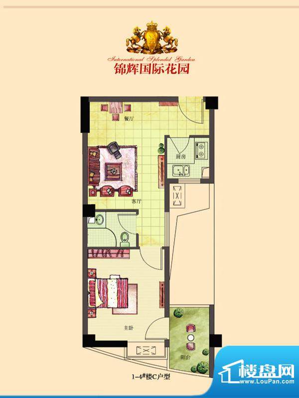 厦门锦辉国际花园户型图-厦门楼盘网