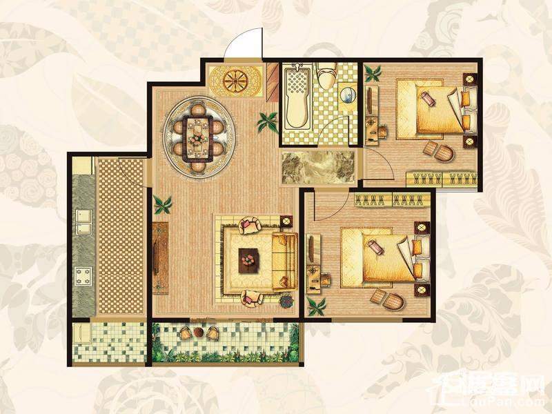 廊坊金悦华府4室3厅2卫户型图-廊坊楼盘网