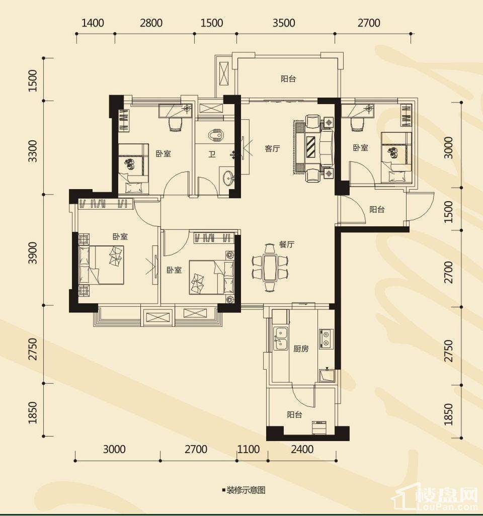 时代茗城户型图_房型图_户型图大全-南宁楼盘网