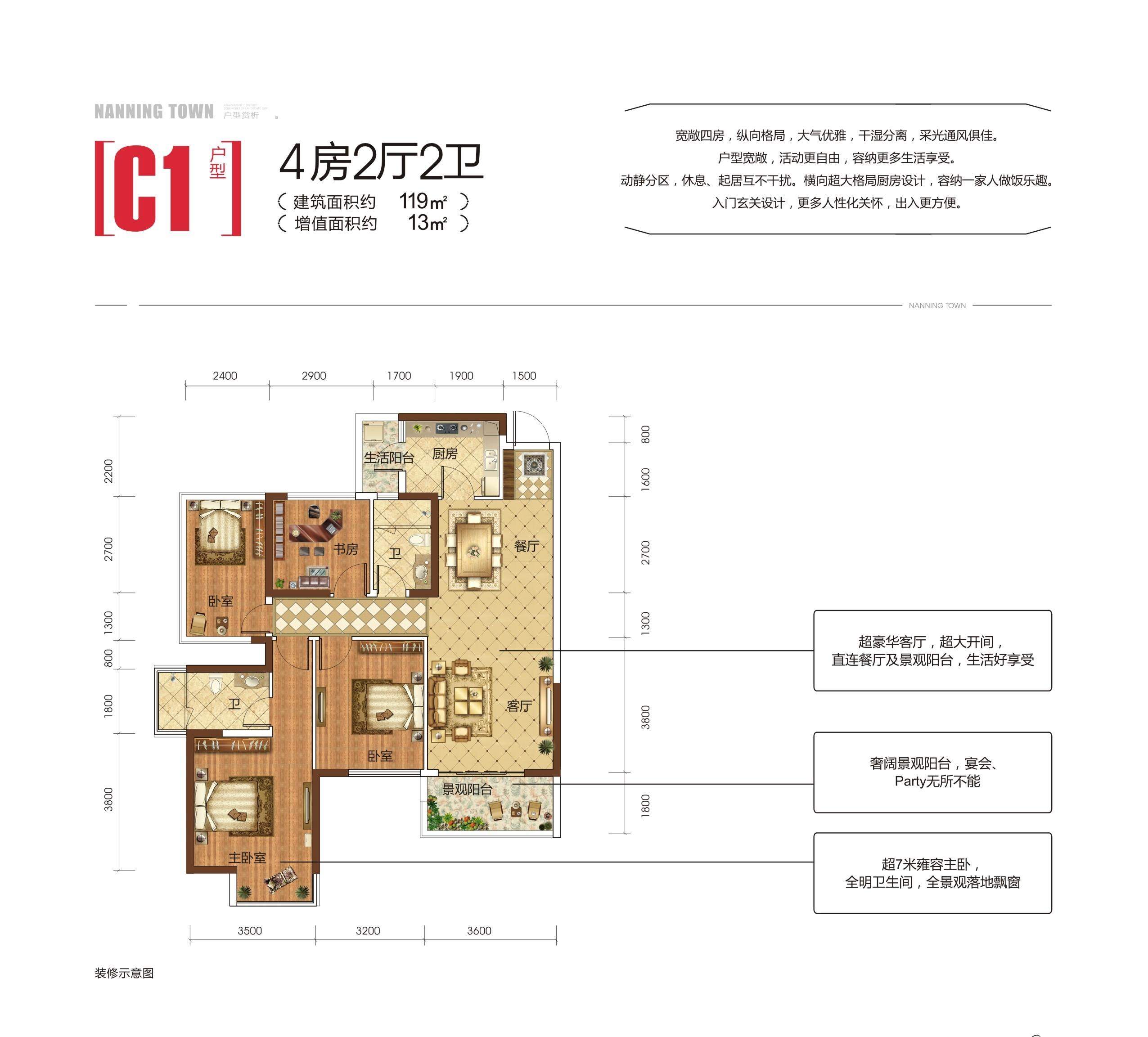 保利领秀前城户型图-南宁楼盘网