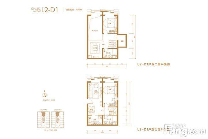 北京西长安壹号3室2厅1卫户型图-北京楼盘网