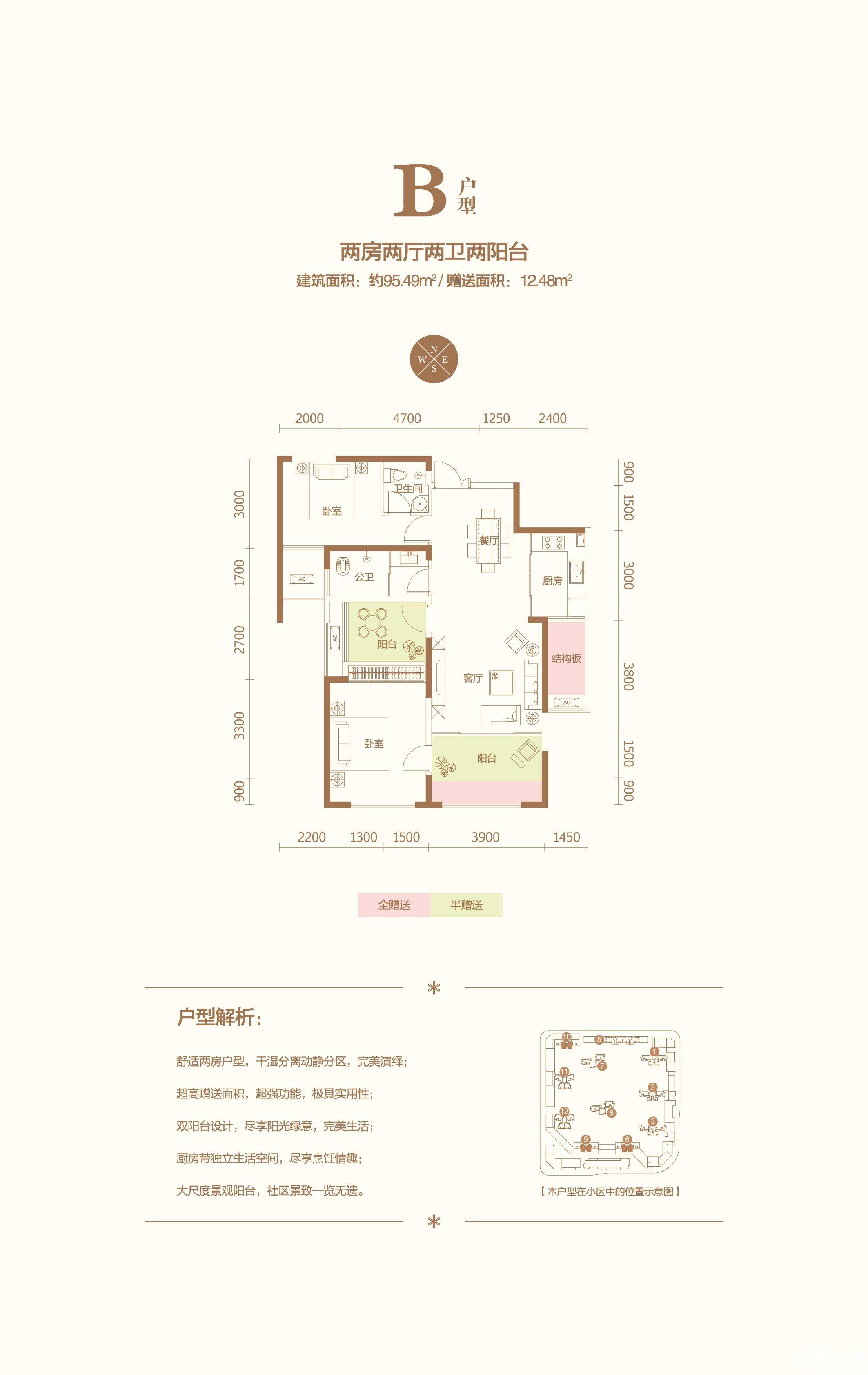 德商汇景城户型图