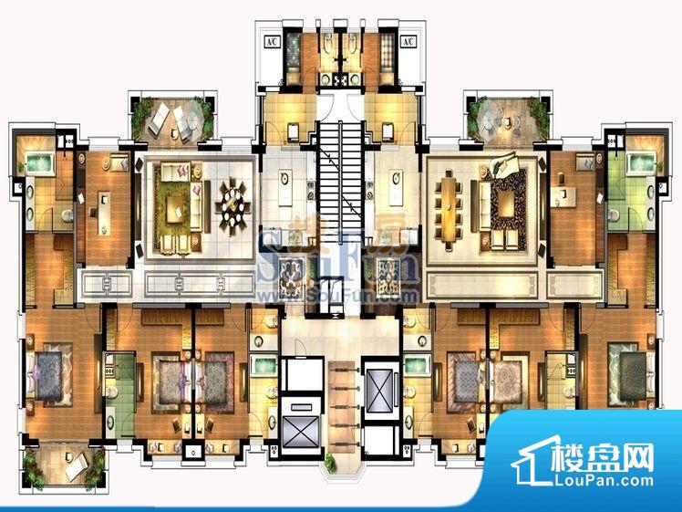 徐州玺悦龙城5室2厅户型大图-徐州楼盘网