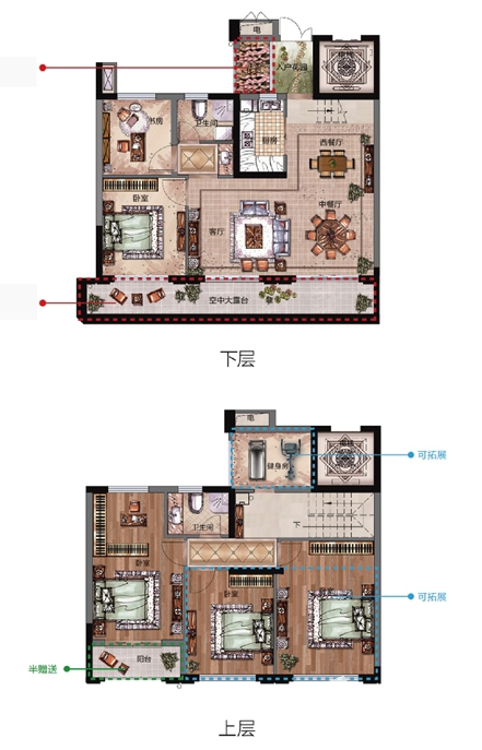 德信柏林公馆大四房户型赏析