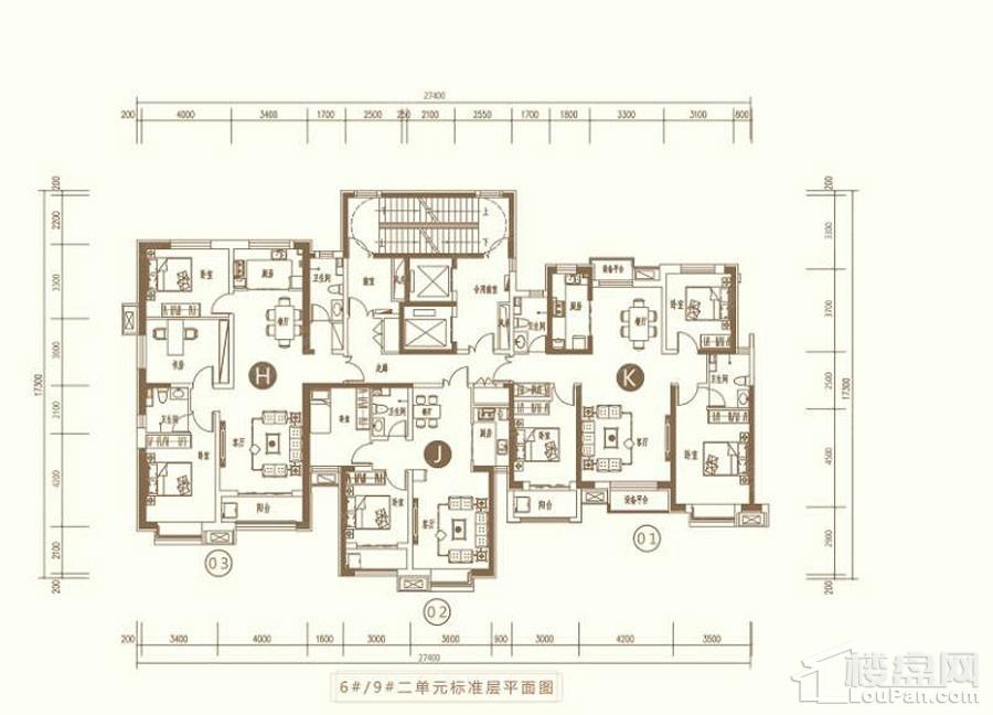 邢台顺都府6#/9#户型图-邢台楼盘网