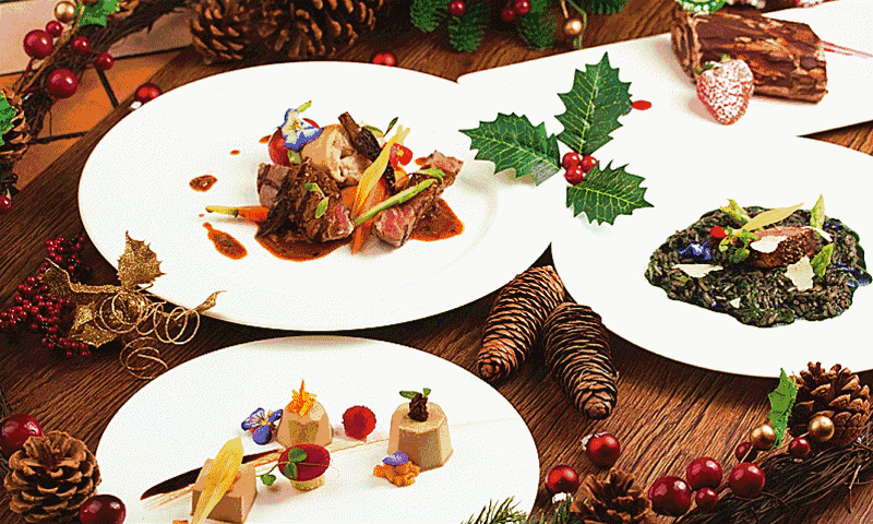 很久没有与亲友相聚了   愉景南苑美食大轰趴   美味佳肴,圣诞主题