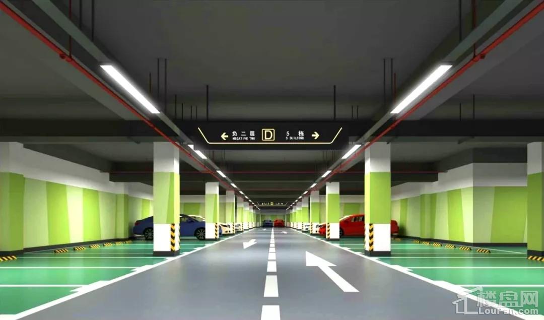 车库头等舱标准:   星级酒店式地下车库,无痕化地面漆;   商场化