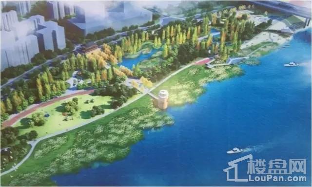 沅江风光带建设工程启动,绿地开启滨江新生活-常德