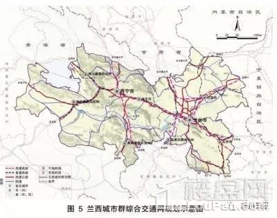 兰西城市群综合交通网规划示意图