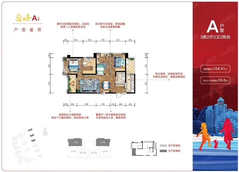 万科魅力之城户型图