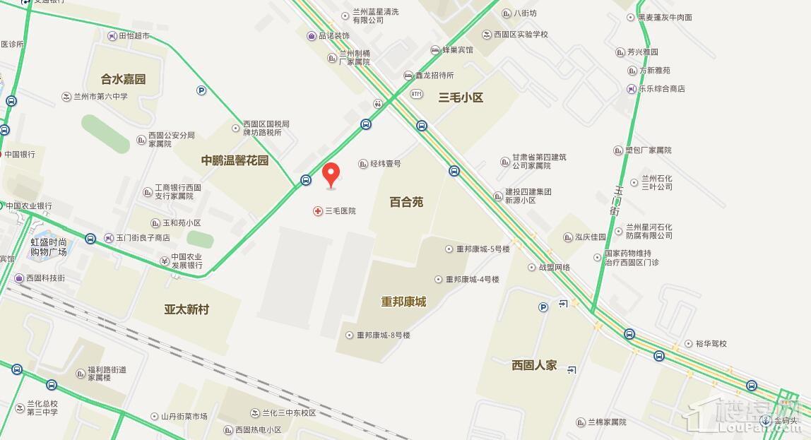 百度地图:兰州市西固区玉门街486号