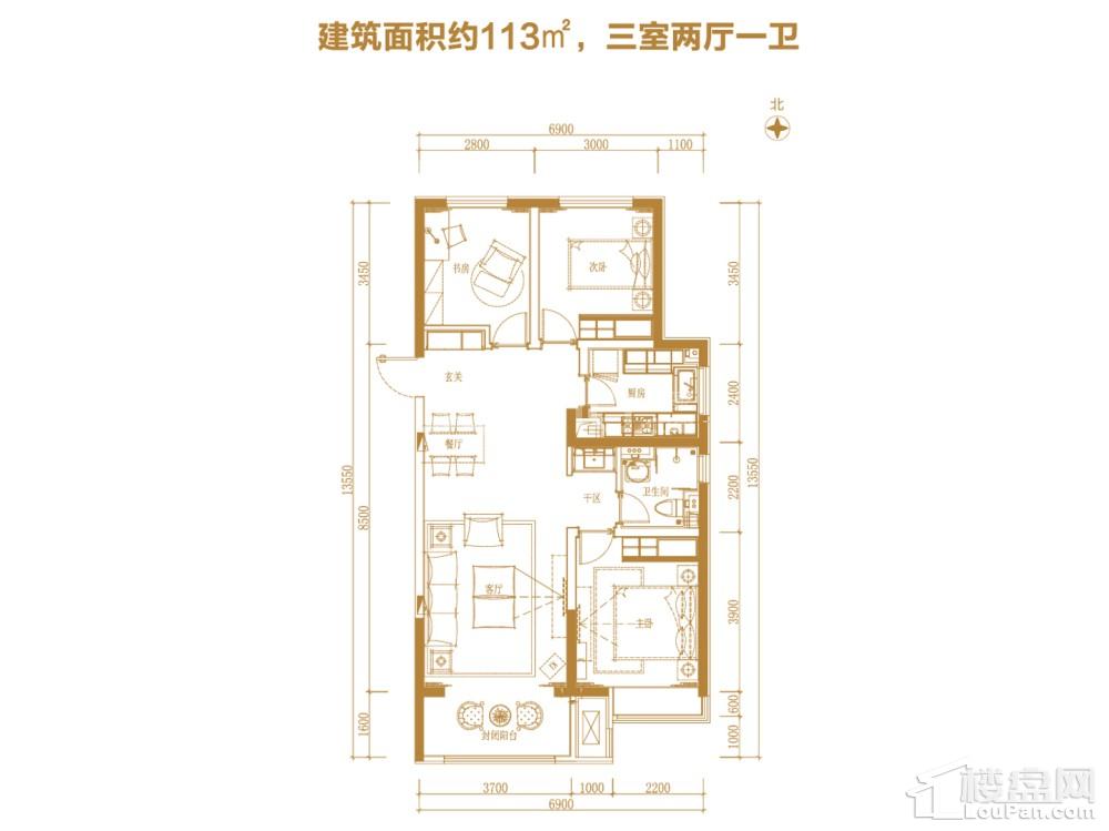 【万科太原小镇】户型图展示