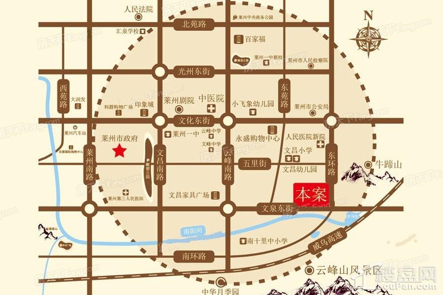 碧桂园莱凤台位置图