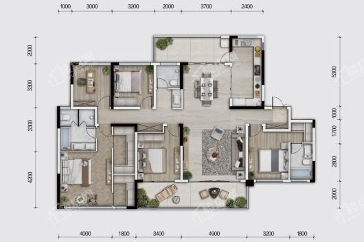 华侨城·云麓台a户型