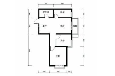 2室2厅1卫  78.55㎡